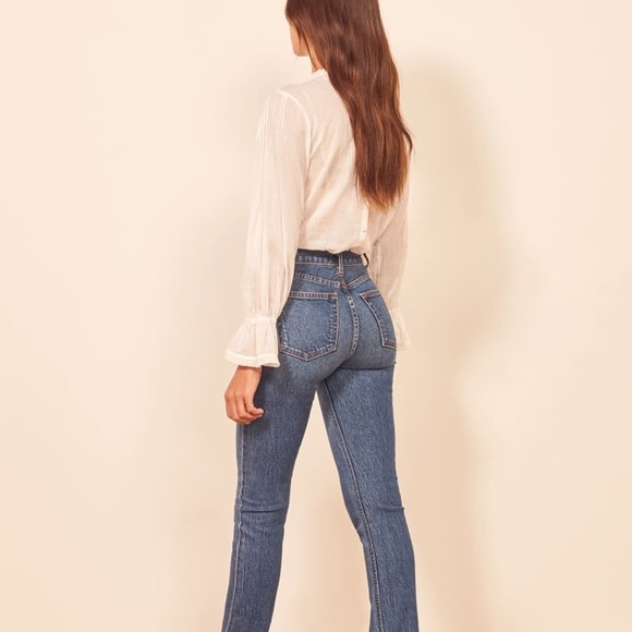 Reformation - Liza High Rise Straight Jeans - Picture 3 of 8